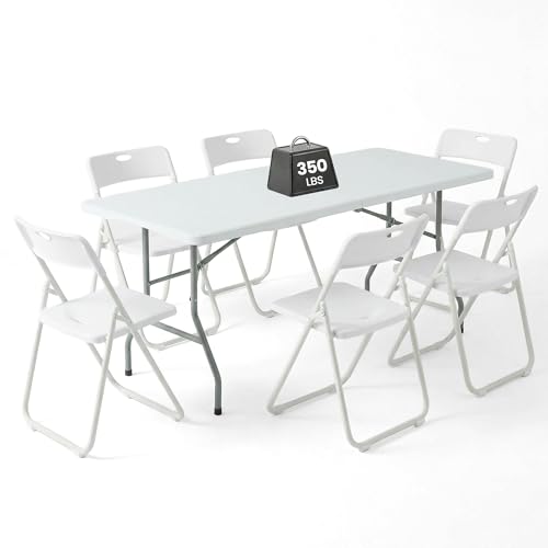 6FT Heavy Duty Table and Chairs