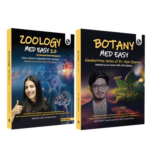 PW Med Easy Zoology and Botany Notes Combo for NEET 2025-26 Pack of 2 - Image 2