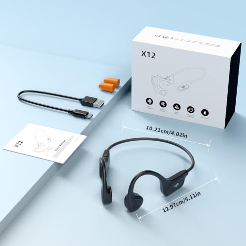 PSIER Bone Conduction Headphones, 2026 Upgrade Bluetooth 6.0 Open-Ear Design, 10-Hour Playtime, IPX5 Waterproof, 23g Ultra-Lightweight for Running, Cycling, Outdoor Sports - image 8