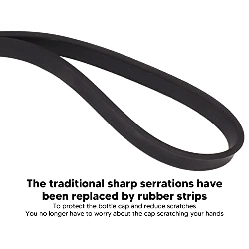 Jar Opener for Weak Hands Easy Can Lid Opener, Lever Jar Gripper for Seniors with Arthritis Small Rubber Strap Wrench - Image 3