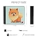 LDGSUPH Cartoon Pomeranian Dog Leather Wallet Slim Bifold Wallet Billfold Purse Fashion Credit Card Holder Front Pocket Wallets for Adult