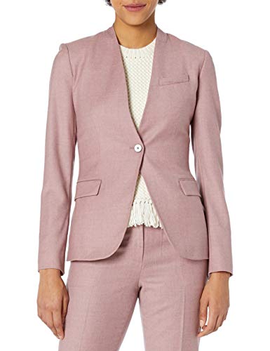 Theory Women's Cl Staple Jacket, Winter Pink Melange, 14