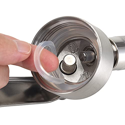Stainless Steel Cream Whipper Canister With 3 Stainless Steel Decorating Tips. 1 Quart Professional Whipped Cream Dispenser For Homemade Whipped Creams. #TOP5