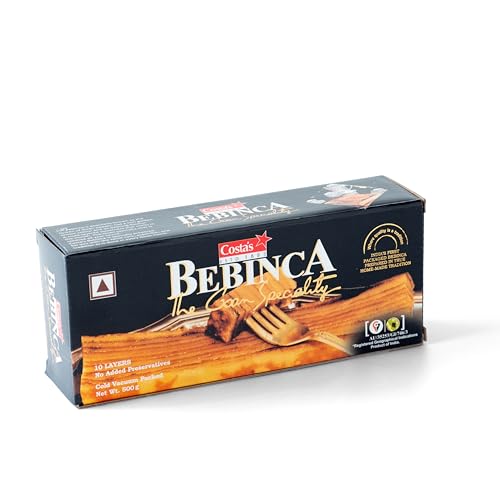 Costa's Bebinca (Pack Of 2) Gi Tagged Traditional Goan Delicacy By Costa & Co. Pvt. Ltd.,500 Gm