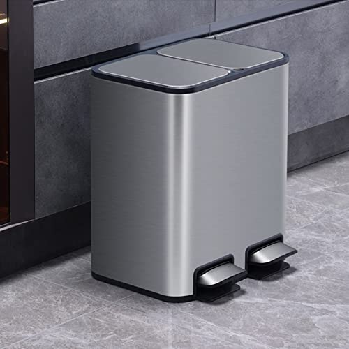 Papelera de cocina con pedal y sensor, gris miniatura 6