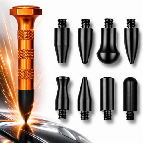 GS DIY Paintless Dent Repair Kit Metal Tap Down Pen with 9 H...