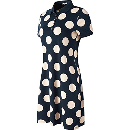 Nice League Women's Short Sleeve Polo Dress Slim Fit Casual Nl19612_S #TOP1