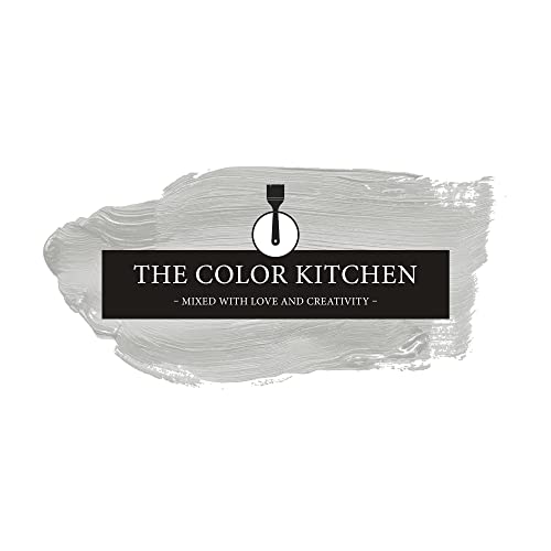 Livingwalls THE COLOR KITCHEN helle Wandfarbe - Malerfarbe für Wohnzimmer und Schlafzimmer - matte Innenfarbe in Grau - 2,5l Deckfarbe in TCK1003