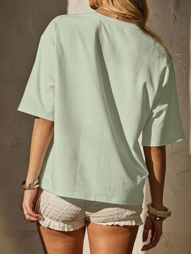 Image of SXV STYLE Women's Oversized Graphic T-Shirt, Oranges of Palermo Citrus Print, Short Sleeve, Cotton Blend