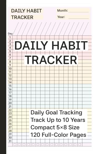 JP PublishingDaily Habit Tracker Notebook: Build Better Routines