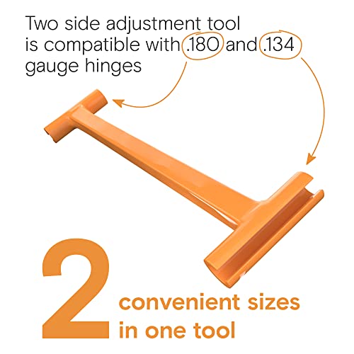 Dual Hinge Bender For Comercial Door Hinges Hinge Knucke 0.134&0.180 Gauge Orange Color #TOP3