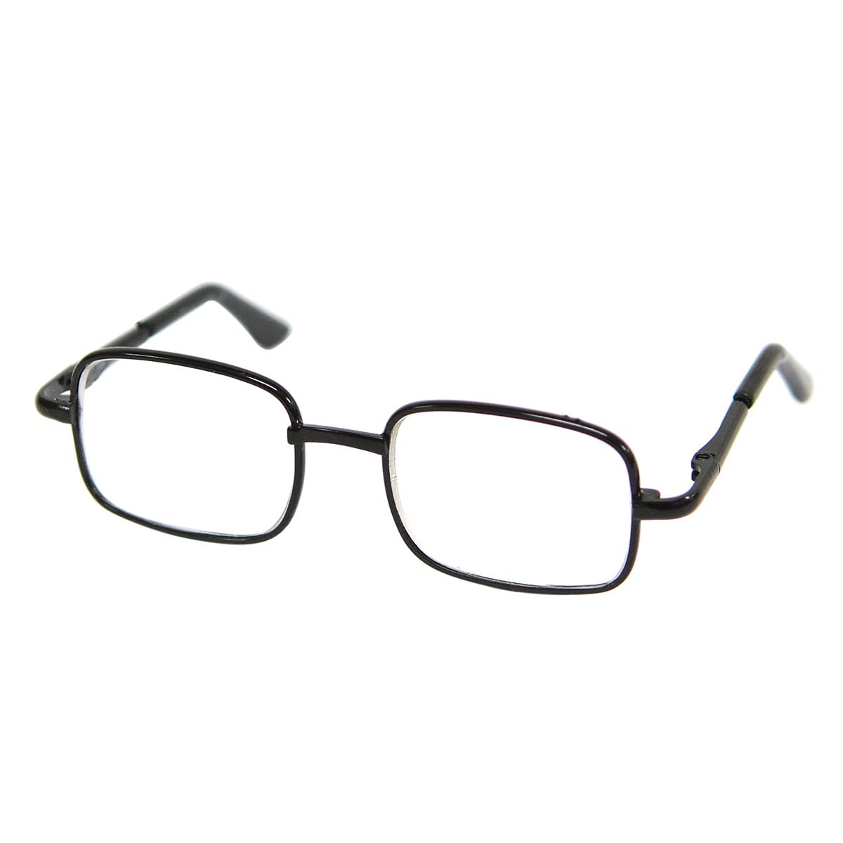 Amazon.co.jp: ドール用メガネ [ 008-1.ブラック ] スクエア型