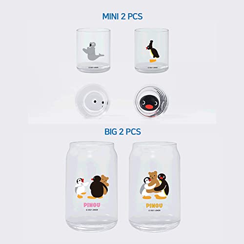 Set de vasos para soju y cerveza 4 piezas miniatura 3