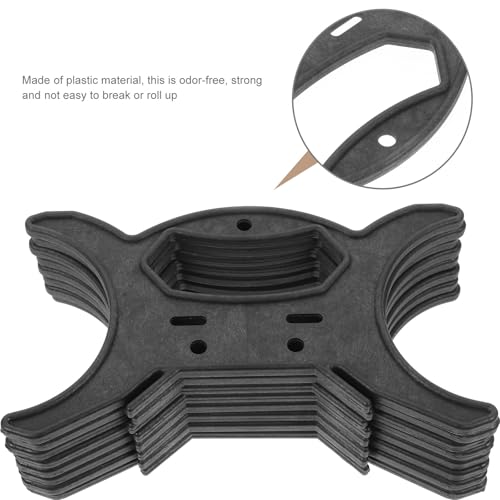 Organizador de cables para luces navideñas soporte de plástico para gestión de cables en casa 8