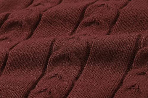 Image of CHARTOU Women's Winter Chunky Cable Knit Long Skirt 2 Piece Outfit Sweater Sets