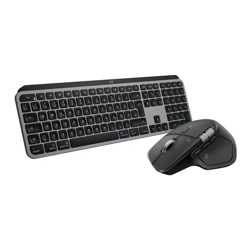 Logitech MX Master 4 for Mac, souris Bluetooth ergonomique avec retour haptique performant avancé,...