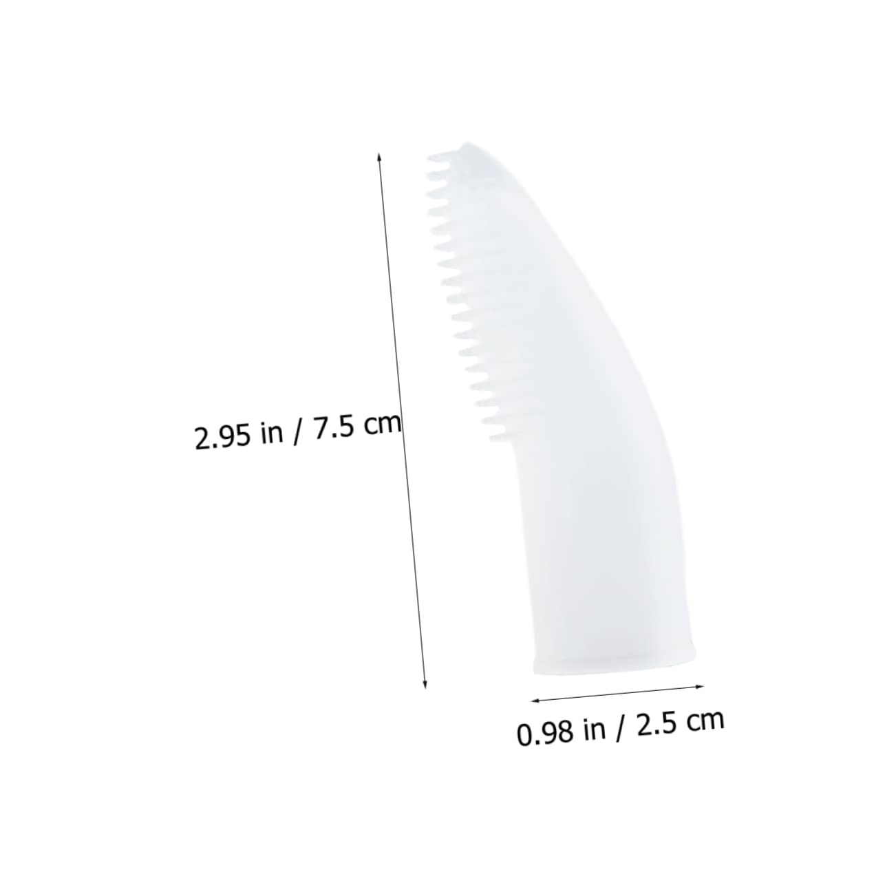 BESPORTBLE 4pièces Brosse à Dents Doigt Silicone Pour Chiens Outil De Nettoyage Pour Dents De Chiens Prévient Plaque Et Accessoire De Toilettage Pour Animaux
