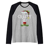 Photo Gallery crafty elf family matching christmas group gift pajama maglia con maniche raglan Photo Gallery crafty elf family matching christmas group gift pajama maglia con maniche raglan