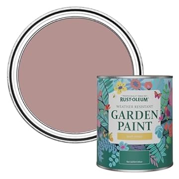Rust-Oleum Pink Mould-Resistant Garden Paint in Matt Finish - Heartfelt 750ml