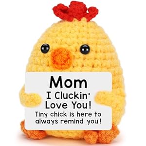 Funnychickenmomgiftsformothersdaybirthdayeasteriloveyougiftsformotherbonusnewmomstepmomhandmadecrochetanimalschickenbestpresentformamamotherinlawpresentfromdaughterson Urban Country Home Decor Funny chicken mom gifts for mothers day birthday easter i love you gifts for mother bonus new mom stepmom handmade crochet animals chicken best present for mama mother in law present from daughter son urban country home decor