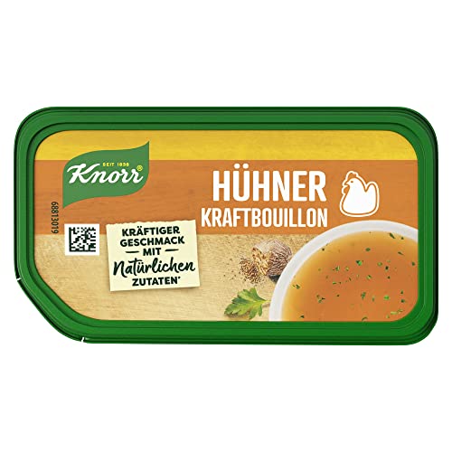 Knorr Hühner Kraftbouillon, Bouillon mit natürlichen Zutaten und kräftigem Geschmack 264 g