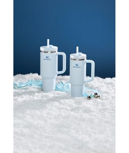 Image of STANLEY Quencher H2.0 Tumbler with Handle and Straw 30 oz | Flowstate 3-Position Lid | Cup Holder Compatible for Travel | Insulated Stainless Steel Cup | BPA-Free | Glacier