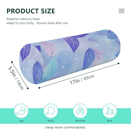 Almohada cilíndrica espuma viscoelástica 43 cm largo miniatura 3