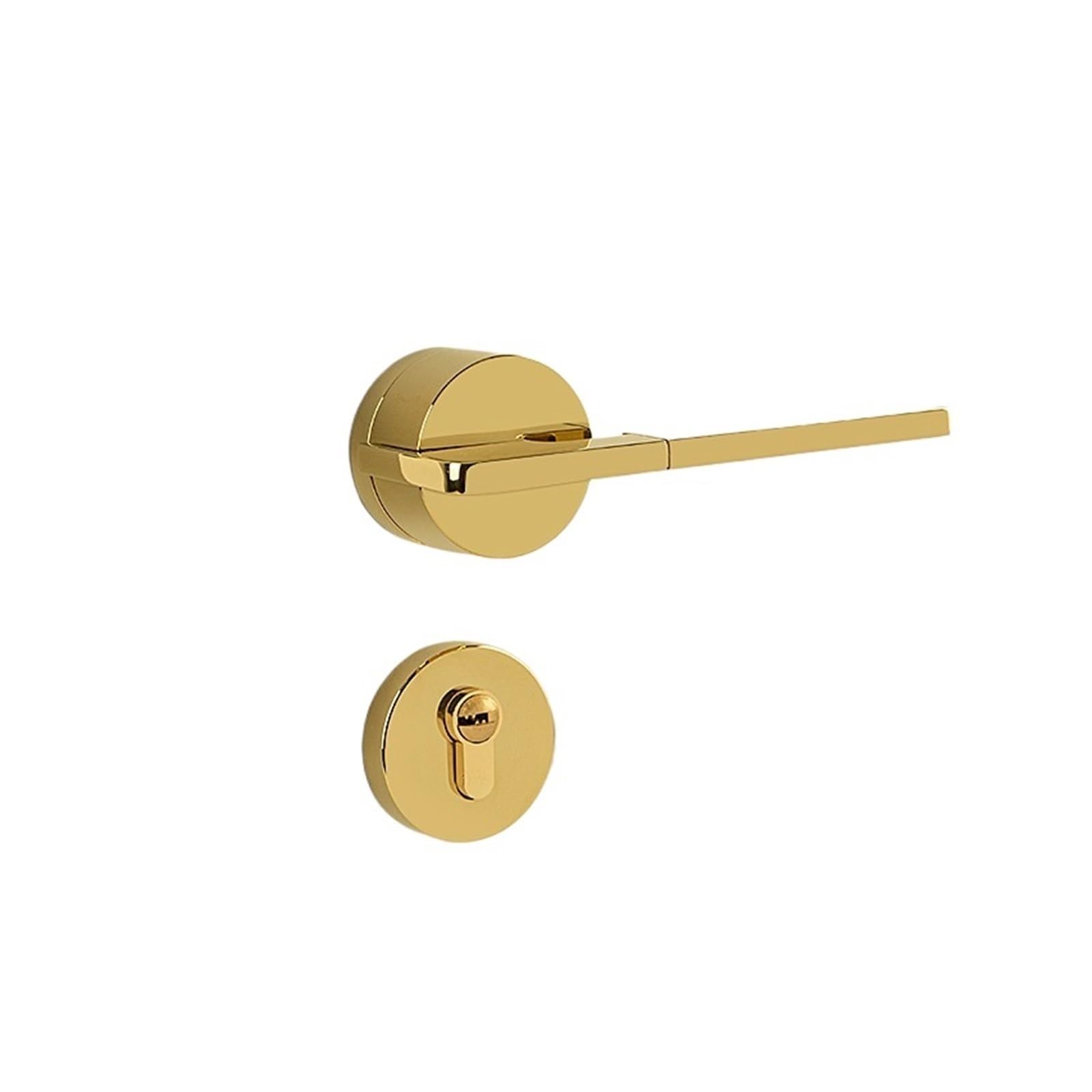 Aepqbgqj One Color Minimalist Zinc Alloy Door Lock Silent, Magnetic