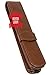 Produktbild ONLINE Classic Lederetui für einen Stift I Braunes Stifteetui mit Stecklasche für Schreibgeräte aller Marken I Echtleder I Kugelschreiber-Etui, Füller-Etui, Schreib-Etui I 14,5x 2,5x 2,5 cm (LxBxH)