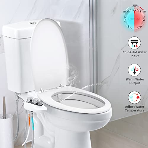 Awelife THERMO 100F Bidet Attachment For Toilet Warm Water, Low Battery Consumption Temperature Display thumb #2