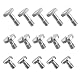 YINETTECH 15pcs 1/4-Zoll-Kameraschrauben-Set Plattenmontageschraube 1/4-Zoll-Schlitzkameraschraube Stativschraube Schnellverschluss-Montageschraube