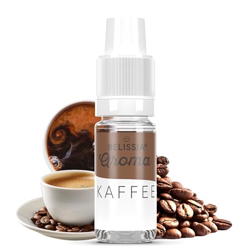 Belissia Lebensmittelaroma - Kaffee - Hochdosiertes Lebensmittel Aroma 10ml. Zur Verwendung in Lebensmitteln & Getränken für Vernebler, Nebelmaschinen, Diffuser uvm.