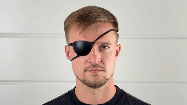 Amazon.com: Premium Handmade Metal Gear Leather Eye Patch with