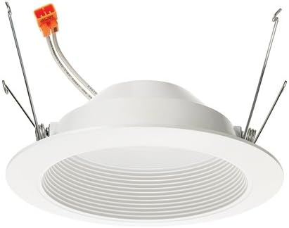 5" Juno 11.5 Watt 3000K LED Baffle Retrofit Trim in White