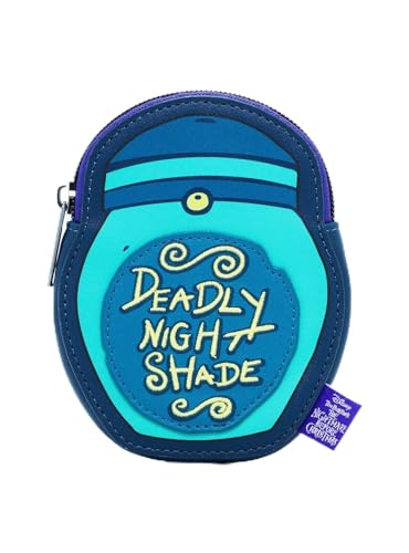 Loungefly The Nightmare Before Christmas Deadly Night Shade Figural Coin Purse BLACK NONE