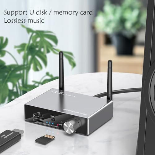 Baja latencia con transmisor receptor compatible con Bluetooth óptico coaxial AUYXSSZ 6