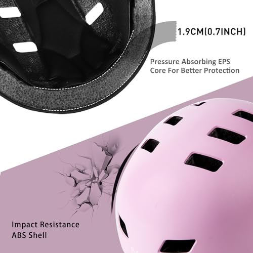 Image of Skateboard Bike Helmet,3 Sizes for Adults Youth Teen Kids Toddler | Adjustable for Men Women Boys Girls,Safety Certified Multi-Sport for Scooter Skate Bicycle Skating Rollerblading