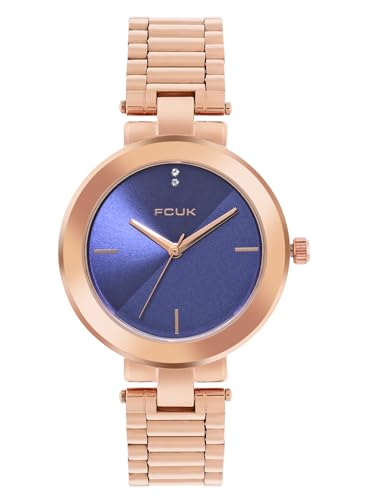 FCUK Analog Blue Dial Womens Watch-FK00039A (B0CQ1YN9Y5) Amazon Price History, Amazon Price Tracker