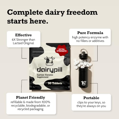 DairyPill Lactase Enzyme Pills