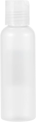 Miniatura 3 de Botella de disco, contenedor para champú, acondicionador y loción, transparente, botellas de plástico, tapa superior de disco, recargable y