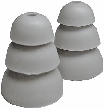 Etymotic Research ER38-18 3-Flange Replacement Eartips - 10 Pack - Gray,large