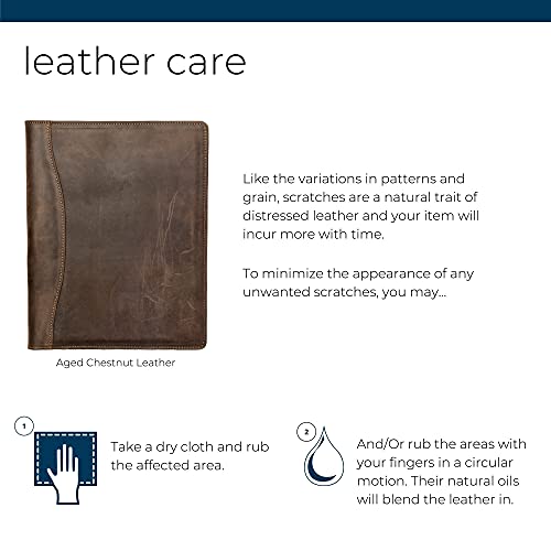 Pegai Handmade 100% Leather Padfolio, Junior Legal Pad Organizer For Business School Office Conference, Heavy Duty Full Grain Cow Hide Resume Interview Folio, Amazing Gift Idea (Sand Brown) #TOP3