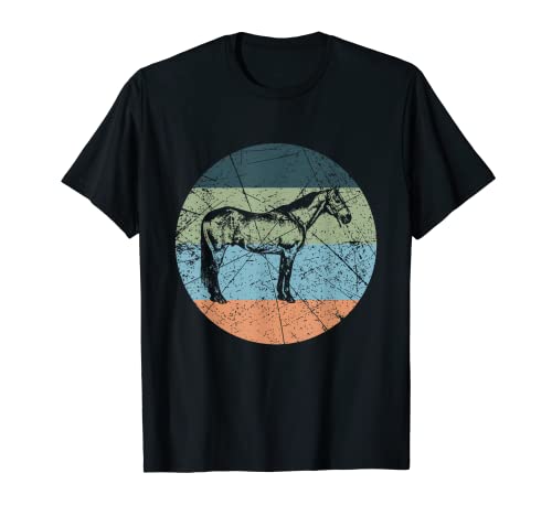 Silueta de caballo retro – Caballo americano vintage Camiseta