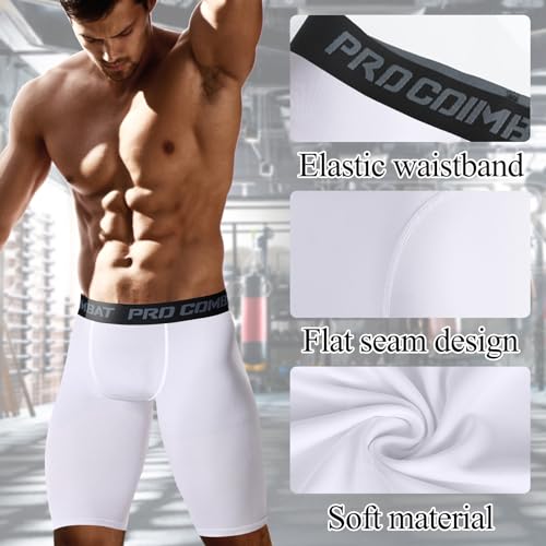 Mens Compression Shorts Sports Running Tights Underwear Athletic Workout Spandex Base Layer Short Biker Basketball3