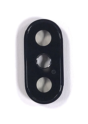 Bonafide Hardware- Replacement Part Compatible with iPhone X Camera Lens Back Glass with Frame (Space Gray)