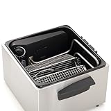 Presto 05466 Stainless Steel Dual Basket Pro Fry Immersion Element Deep Fryer