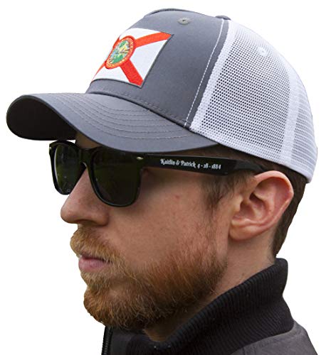 Image of International Tie State Hat for Men and Women, Adjustable Snapback Trucker Baseball Cap with Embroidered Patch