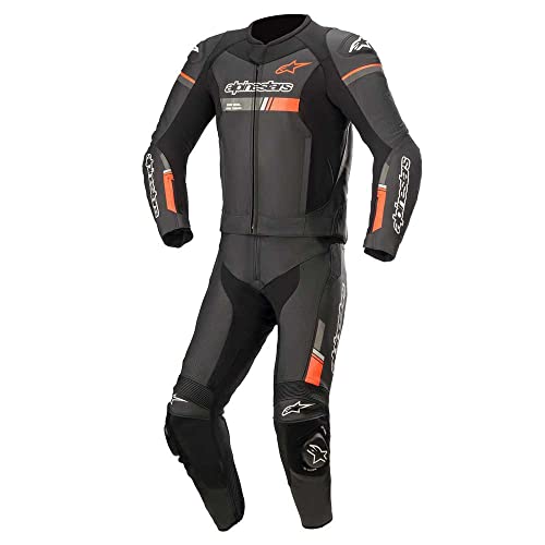 Alpinestars GP Force Chaser-Juego de 2 Piezas de Piel Combi de Cuero para Motocicleta 2 divisores, S/W, 50 para Hombre