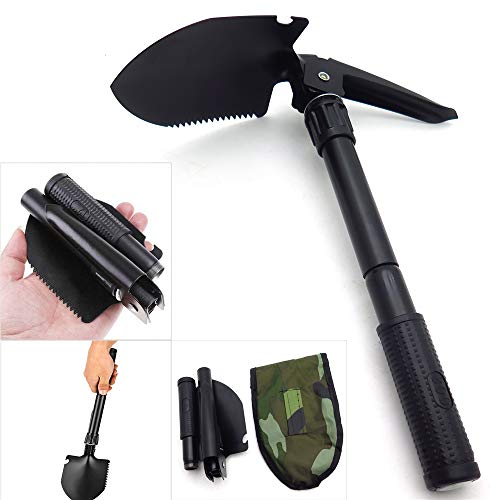HTTMT- ET-Shovel001 -Multi-functional Military Folding Shovel Survival Spade Emergency Garden Camping