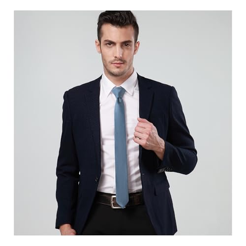 Image of Landisun Black Tie Men Women Solid Skinny Ties Slim Ties Satin Tie